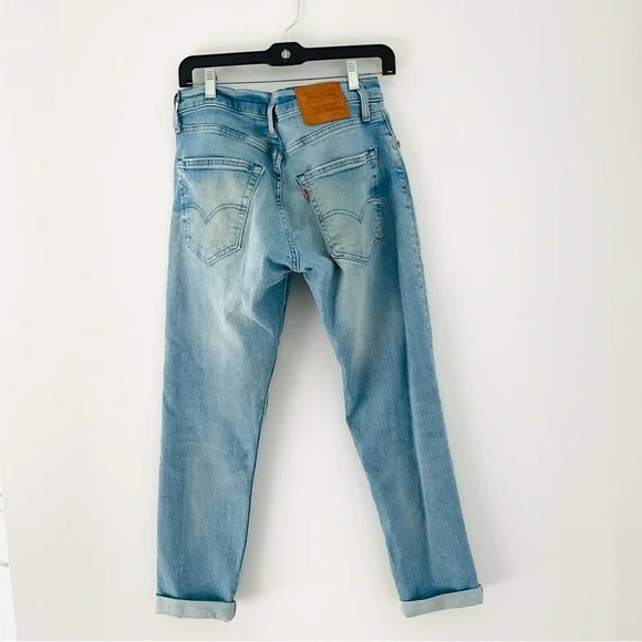 Classic Levi’s Light Blue Jeans Ankle Boyfriend Jeans W30 L30 - Picture 8 of 10